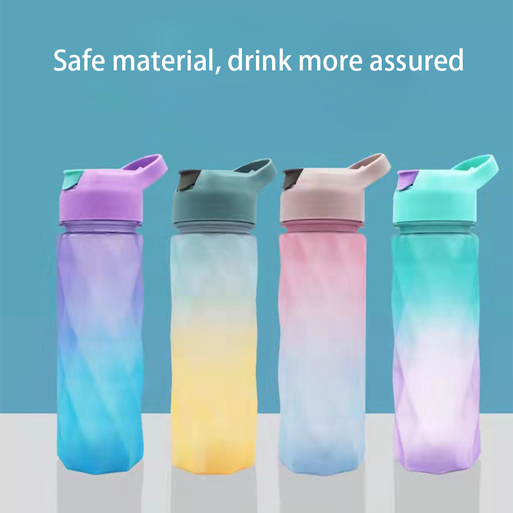⁦Colorful Water Bottle for Gym & Work 650 ml⁩ - الصورة ⁦2⁩