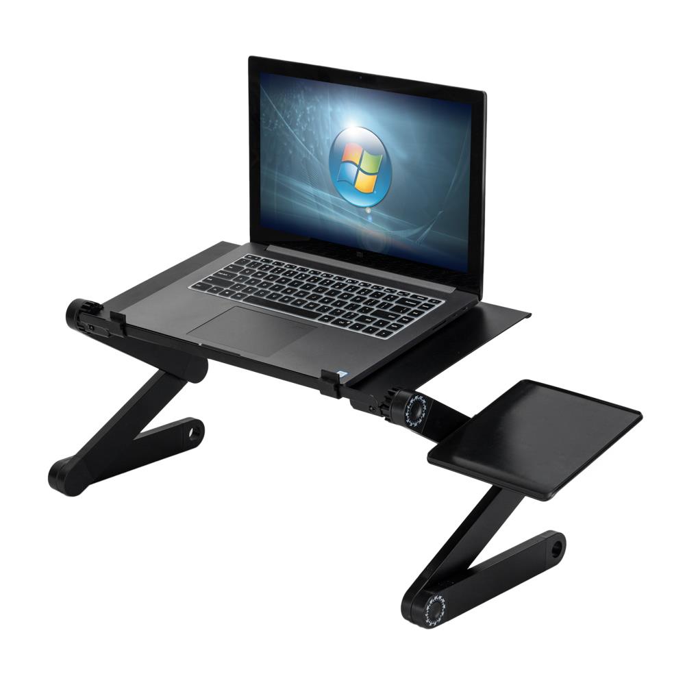 Laptop Table with Cooling System & Adjustable Leg Height for Work & Study