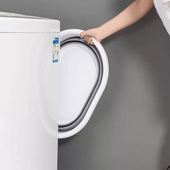 باسكت غسيل سيليكون يحمل حتي 38 لتر قابل للطي وبيد لسهولة الحمل - الصورة 9