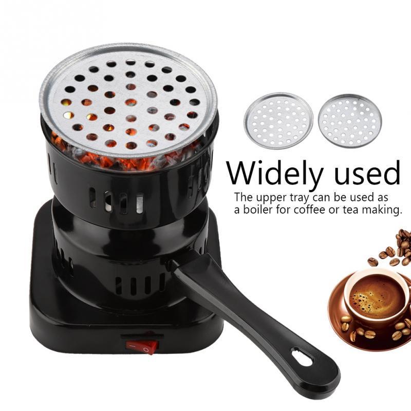 جهاز اشعال الفحم الكهربائي للشوي وقت الرحلات والتخييم 500 واط - الصورة 2