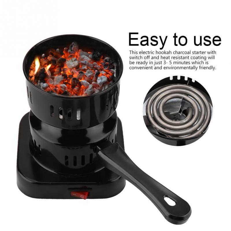 جهاز اشعال الفحم الكهربائي للشوي وقت الرحلات والتخييم 500 واط - الصورة 3