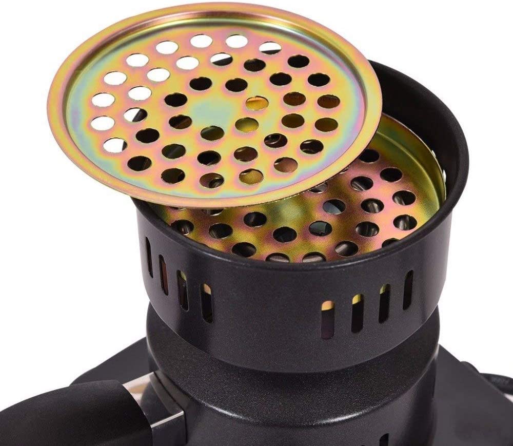 جهاز اشعال الفحم الكهربائي للشوي وقت الرحلات والتخييم 500 واط - الصورة 5