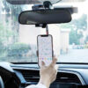 حامل موبايل دوار 360 درجة يعلق في مراية السيارة لرؤية وتحكم أفضل