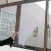 ستارة شباك لاصقة حاجزة للناموس والحشرات قابلة للفك والتركيب