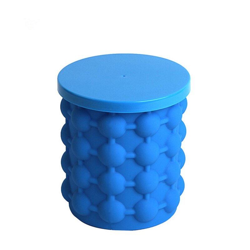 صانع مكعبات ثلج ومبرد للعصائر والمشروبات بغطاء من السيليكون - الصورة 4