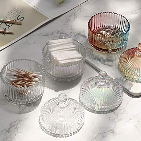 طقم تسالي اكليريك 4 قطع بغطاء محكم الغلق مع حامل لتقديم المكسرات والكاندي بشكل شيك - الصورة 2