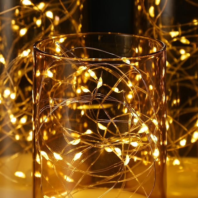 طقم شمع زجاجي 3 قطع بمقاسات مختلفة مضئ بدون لهب ببطاريات لتجديد ديكور البيت - الصورة 4