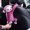 قرد حامل مناديل للسيارة والمنزل يعلق على الكراسي