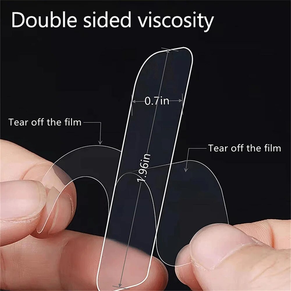 لزق دبل فيس قوي وتربروف 60 قطعة بديل للمسامير لتعليق اللوحات بدون حفر وتخريم - الصورة 4