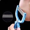 أداة يدوية أمنة لإزالة شعر الوجه والجسم من الجذور بديلة للفتله عملية وسهلة الأستخدام