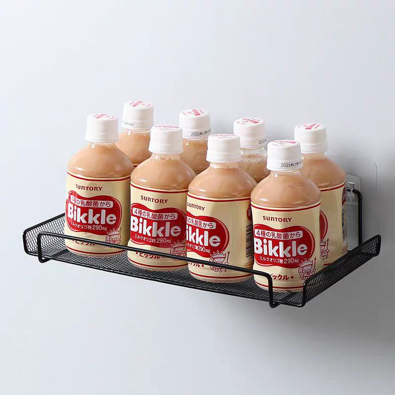 رف معدني لحمل الراوتر وادوات المطبخ والحمام وقطع الديكور بلزق دبل فيس قوي للتعليق بدون حفر - الصورة 3