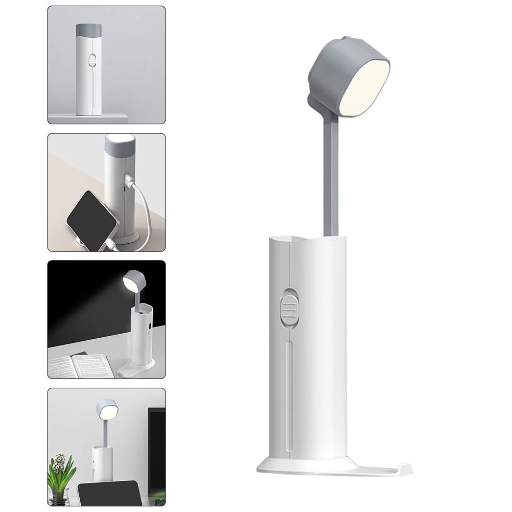 اباجورة و كشاف و شاحن محمول قابل للسحب بثلاث اضاءات مختلفة