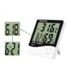 ساعة رقمية ومنبه و مقياس لدرجة الحراره و الرطوبة