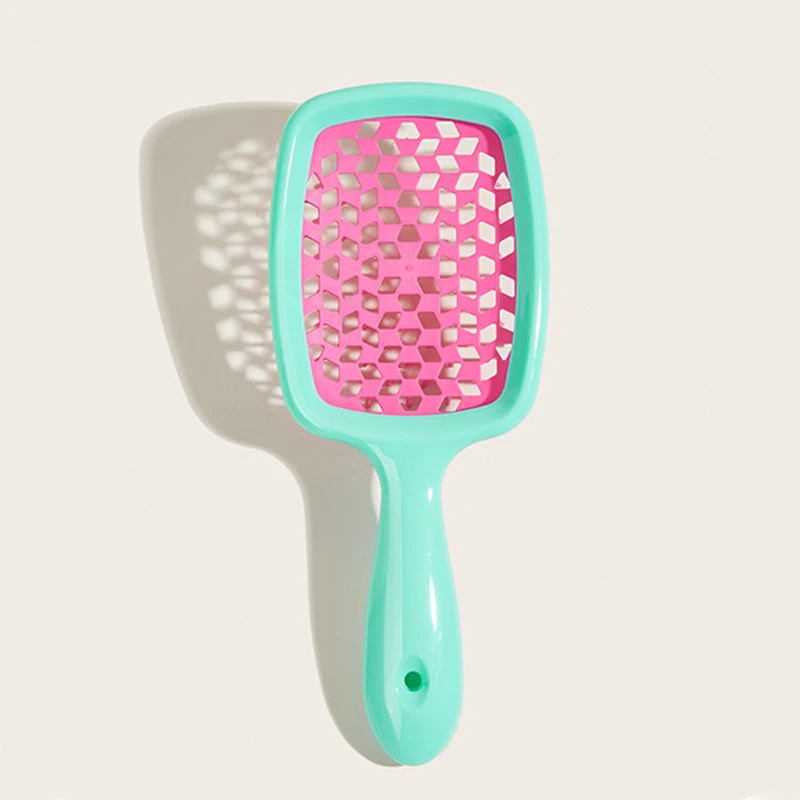 فرشة شعر مفرغة لتسريح وفك تشابك الشعر - الصورة 10