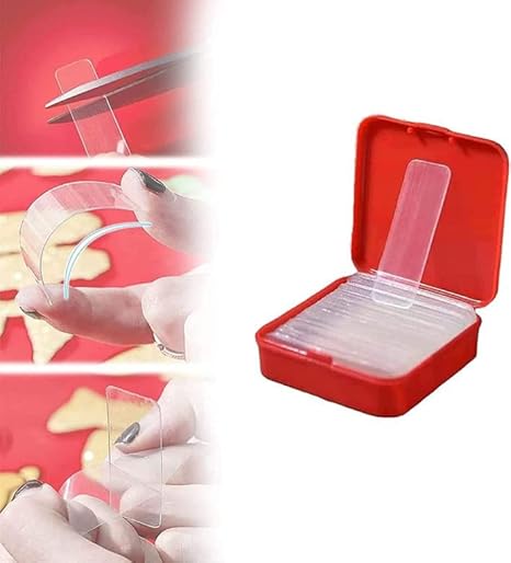 لزق دبل فيس قوي وتربروف 60 قطعة بديل للمسامير لتعليق اللوحات بدون حفر وتخريم - الصورة 11