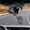 حامل مرايا دوار 360 تثبت علي المرايا الداخلية للسيارات لقيادة امنة