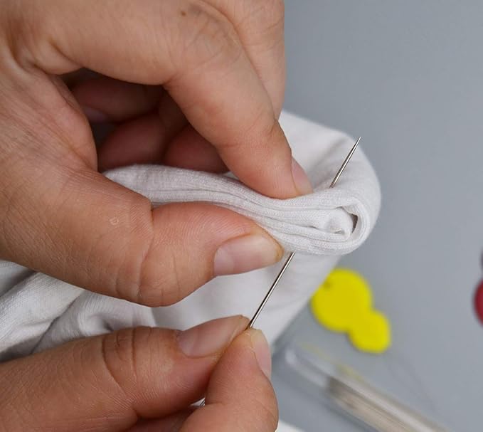 طقم ابر خياطة سهلة اللضم ب 3 احجام مختلفة واداة ازلة الغرز - الصورة 10