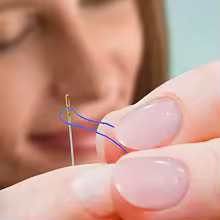 طقم ابر خياطة سهلة اللضم ب 3 احجام مختلفة واداة ازلة الغرز - الصورة 5