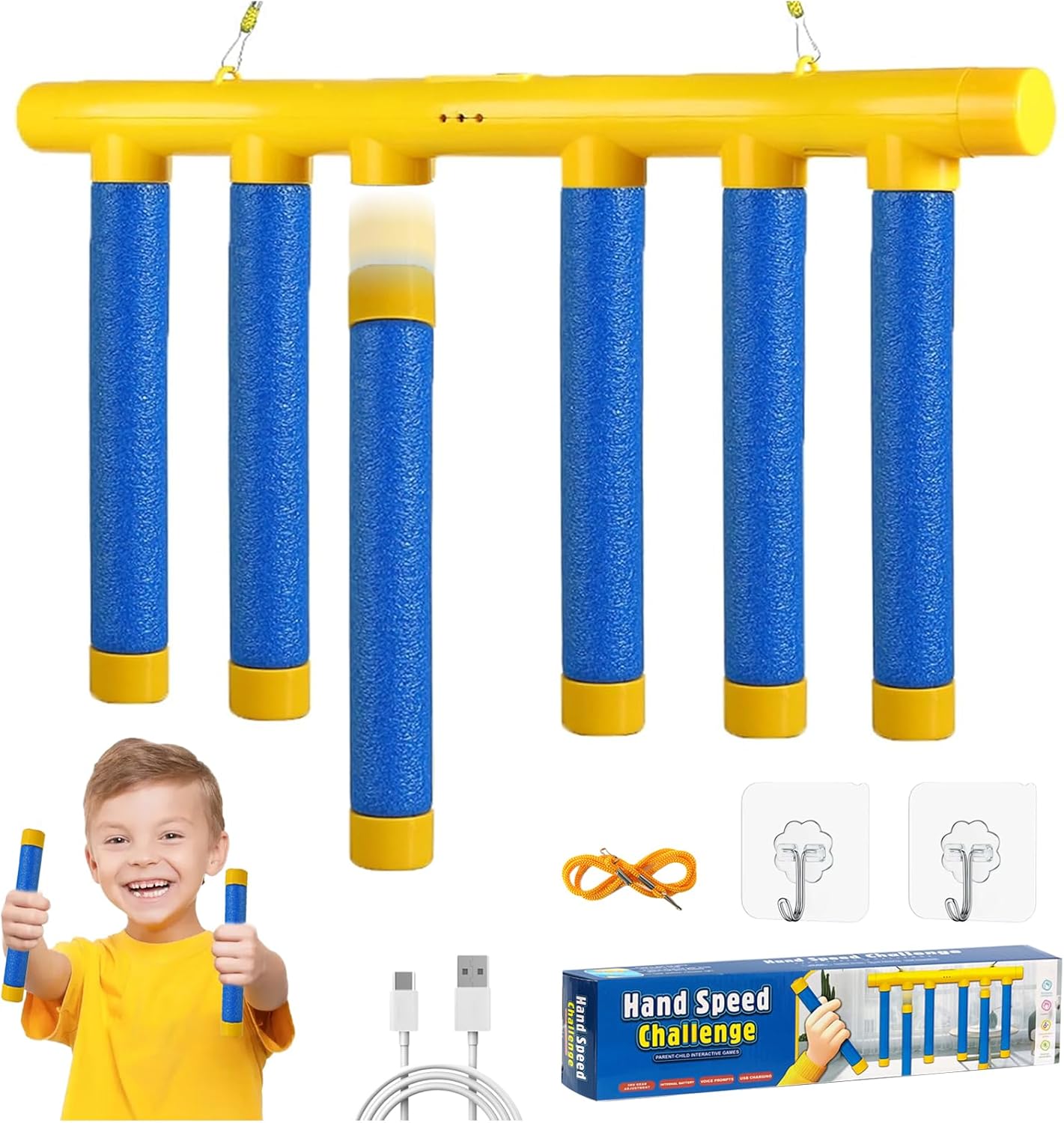 لعبة التقاط العصي المتساقطة ب 3 مسويات للسرعة لتنمية انتباه الاطفال - الصورة 2