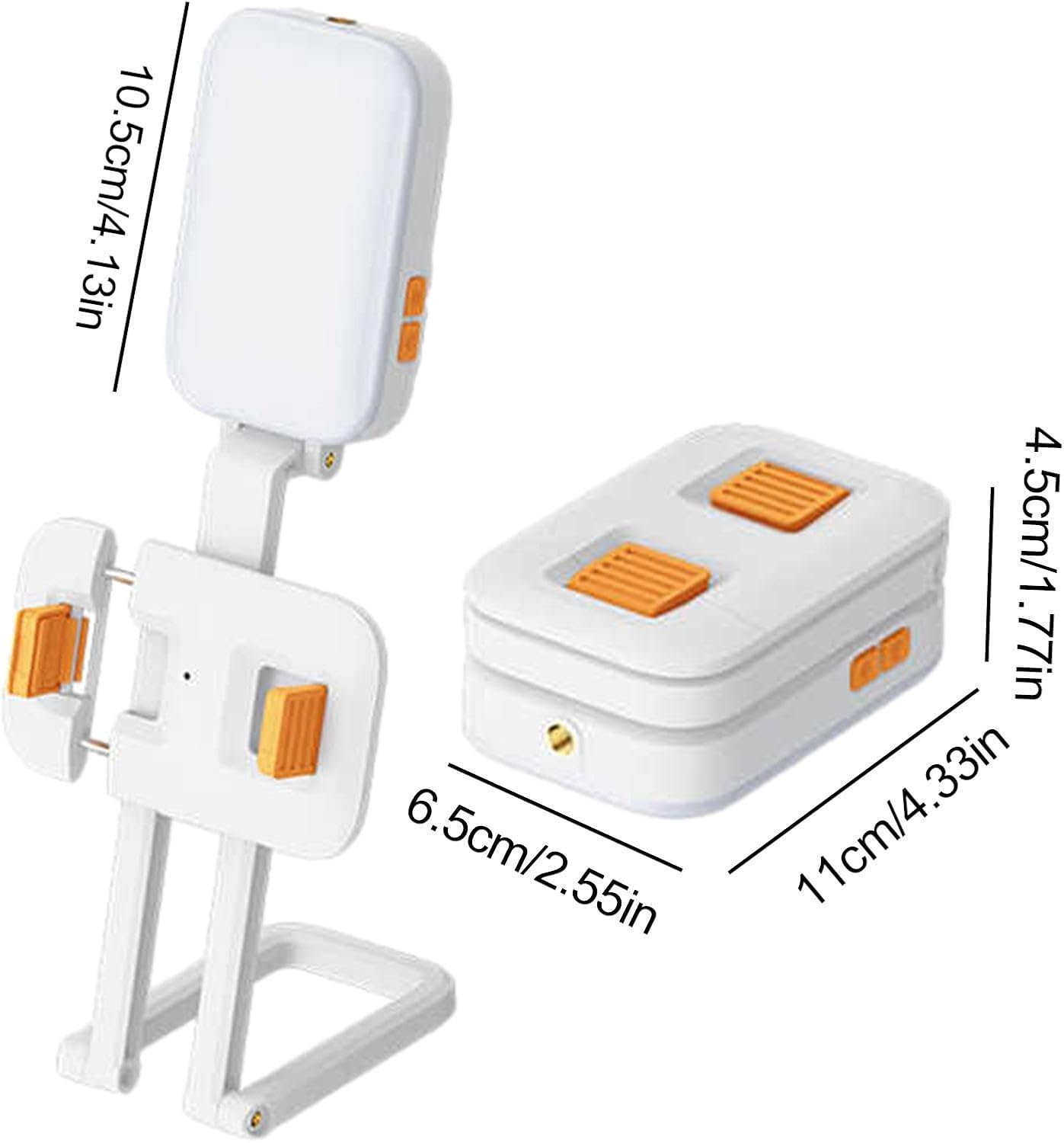 حامل موبايل 2 *1 مع رينج لايت باضاءة ار جي بي قابل للطي - الصورة 7