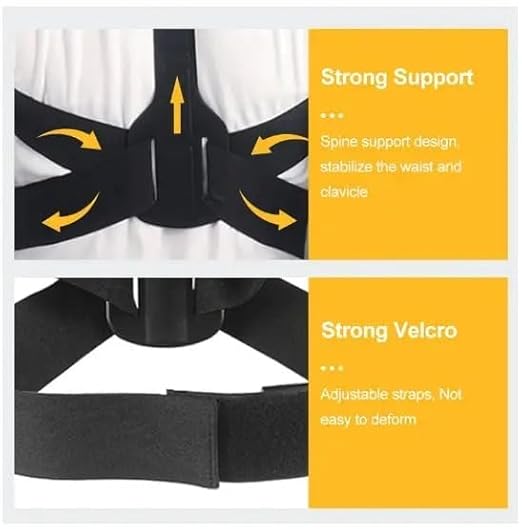 حزام تصحيح وضعية الضهر و العمود الفقري مع شاشة ليد تعمل بالاهتزاز عند التنبية - الصورة 3
