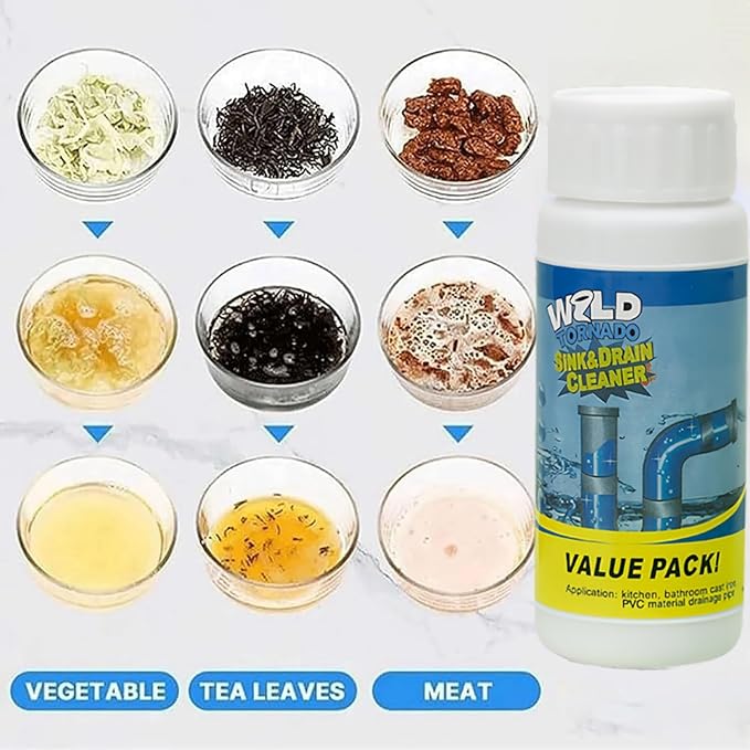 مسحوق تسليك وتعقيم الاحواض والبلاعات والبانيو والصرف الصحي - الصورة 5