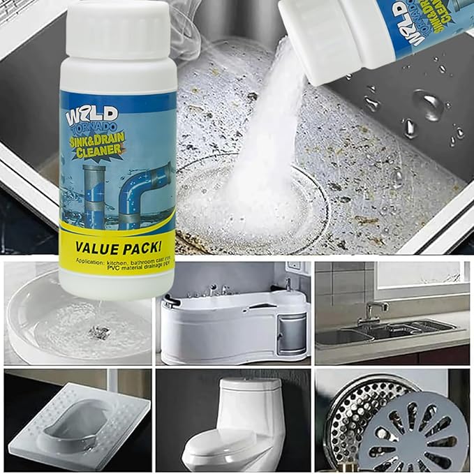 مسحوق تسليك وتعقيم الاحواض والبلاعات والبانيو والصرف الصحي - الصورة 10