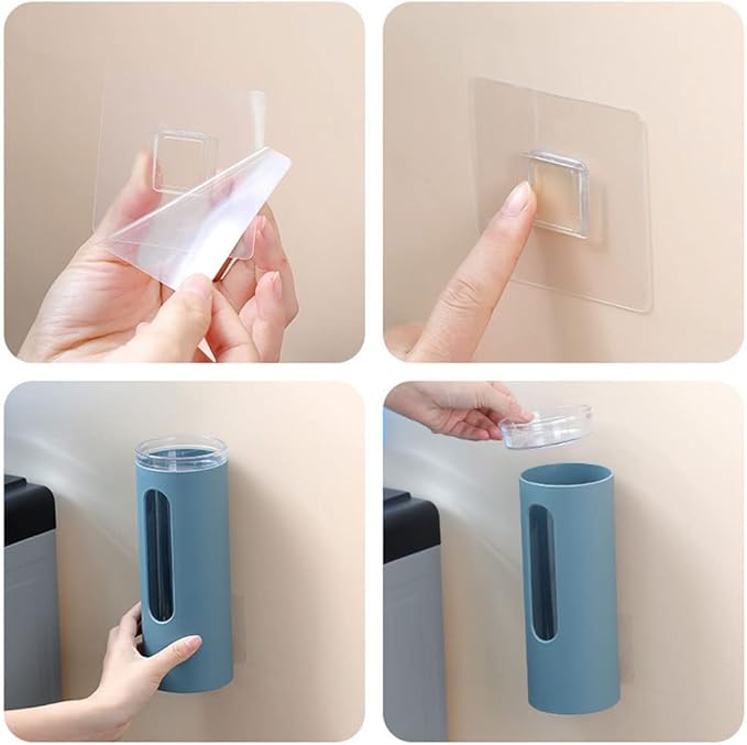 حامل أكواب بجزء شفاف للتعليق بجانب ديسبنسر الماء أو الحائط - الصورة 7