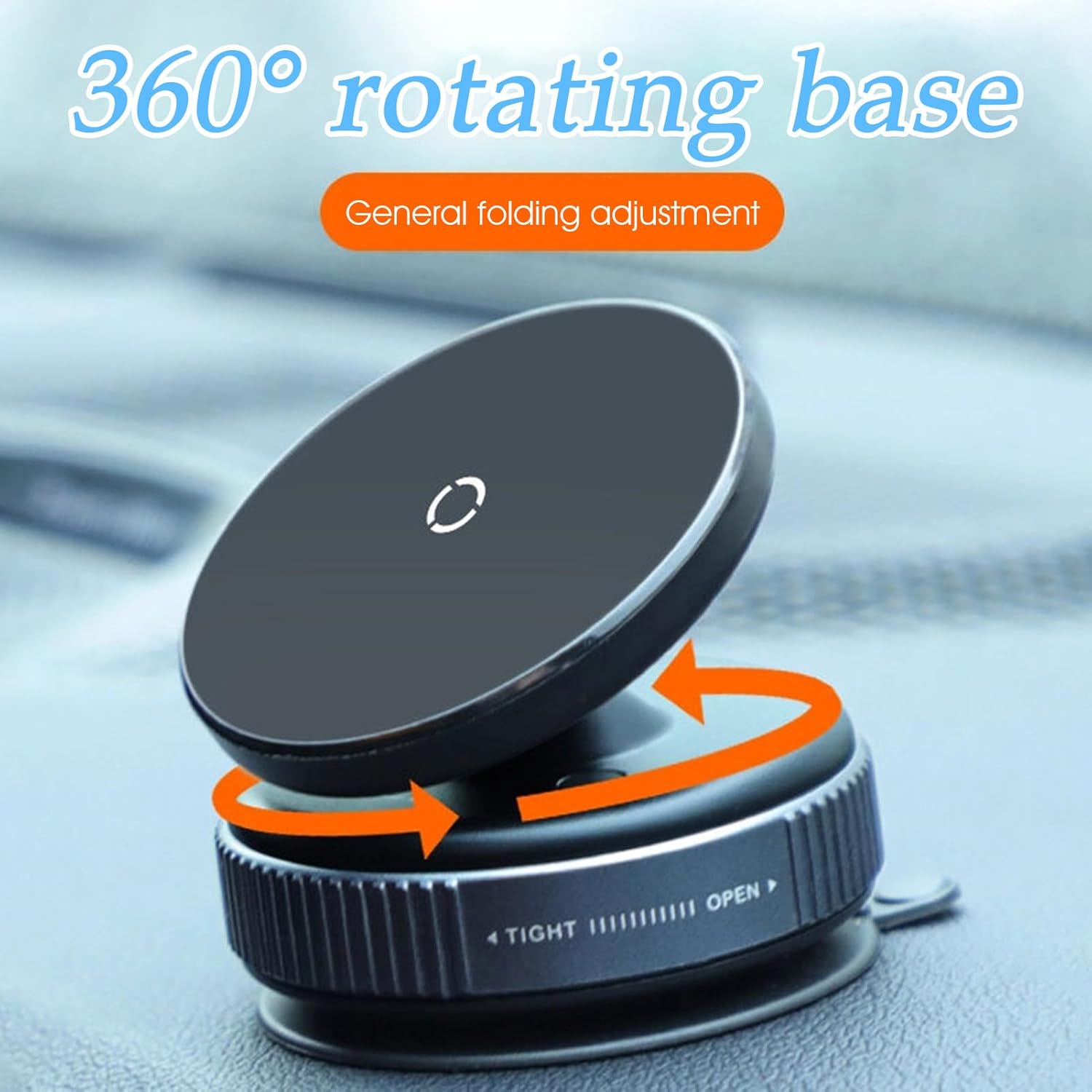 حامل موبايل بقاعدة شفط للتثبيت دوار 360 درجة - الصورة 7