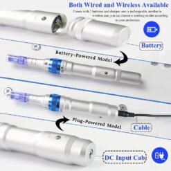Alternative view of ديرمابن لاسلكي للعناية بالوجه والجسم و شد البشرة و تقليل التجاعيد وتحفيز الكولاجين