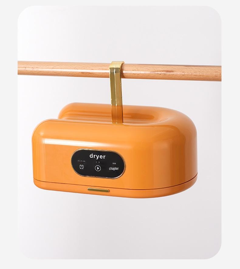 مجفف ملابس كهربائي محمول قابل للطي تجفيف وتعقيم سريع وآمن لملابس الأطفال والكبار - الصورة 6