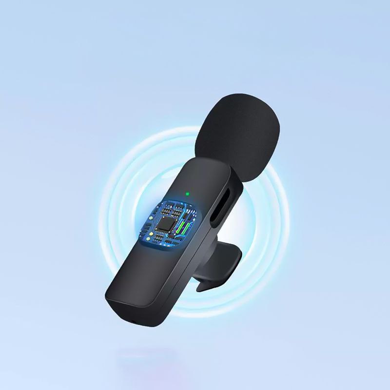 K9 ميكروفون لاسلكي مانع للضوضاء لتصوير الفيديوهات والبث المباشر - تايب سي