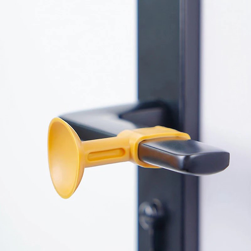 طقم صدادة باب ميني 5 قطع لمنع الأحتكاك والأصطدام بالحائط ومنع الضوضاء وتقشير الدهان