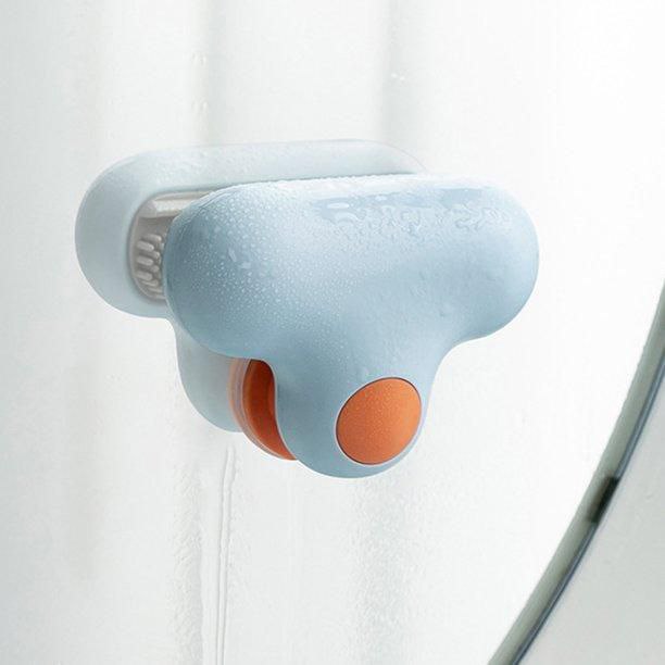 عرض 2 مساحة مرأة الحمام تلصق على الزجاج سهلة الأستخدام والتنظيف - الصورة 3