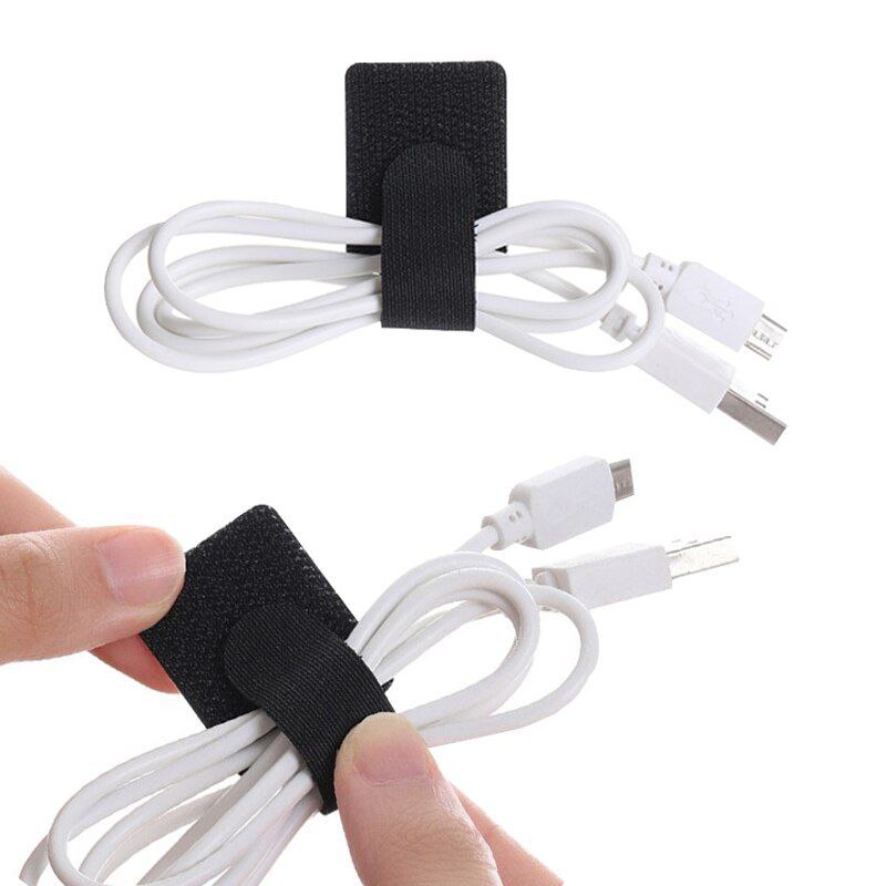 عرض 4 سكوتش مجمع ومنظم للأسلاك والكابلات بلزق دبل فيس للتثبيت علي الحائط والمكتب - الصورة 6