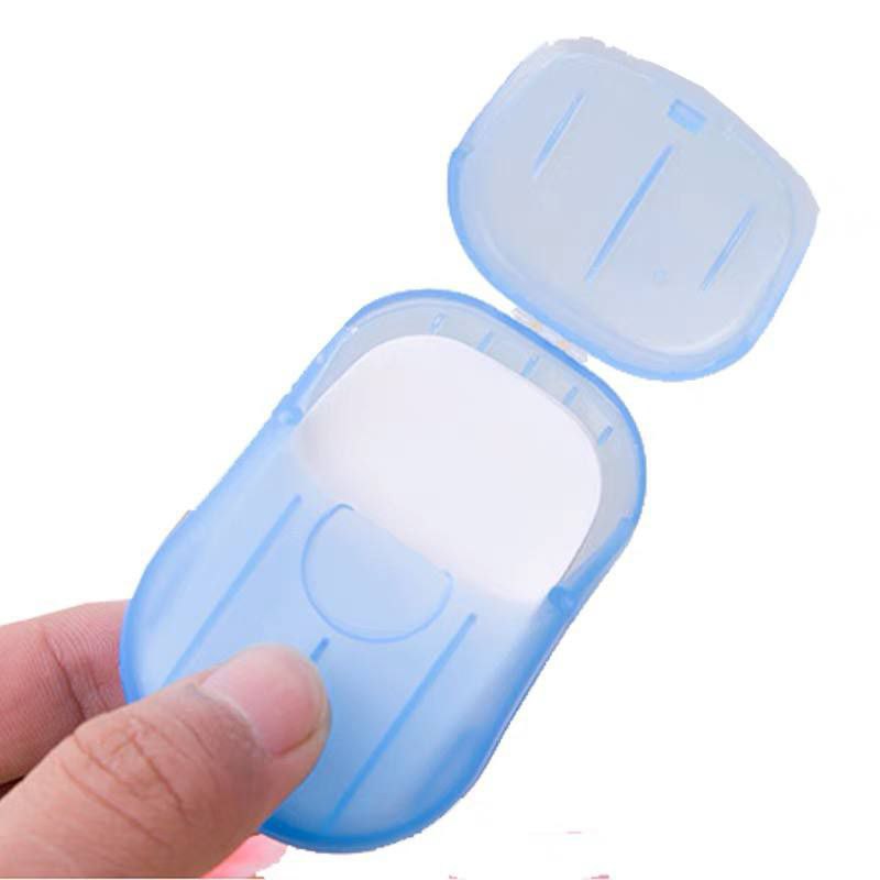 عرض 4 علب صابون يد ورق للإستعمال خارج المنزل والحفاظ على نظافة اليد - الصورة 2