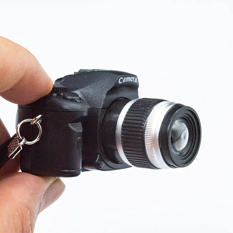 ميدالية على شكل كاميرا ميني تصدر صوت وفلاش أثناء التصوير للمفاتيح - الصورة 3