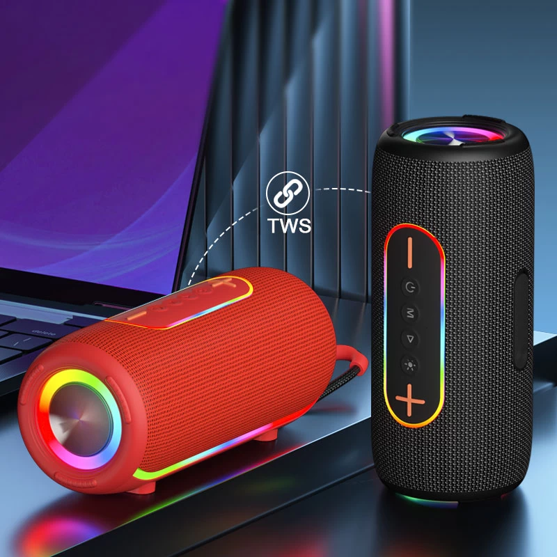 سبيكر مكبر للصوت بالوان ار جي بي - بطارية 3600 ملي امبير - الصورة 3