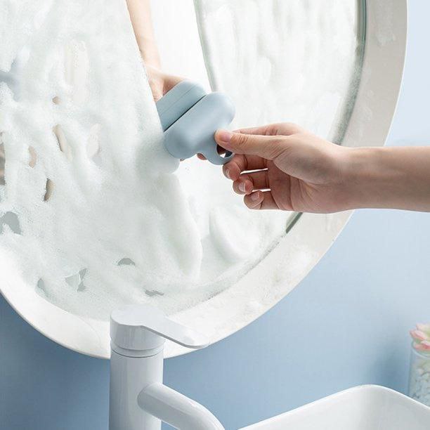 عرض 2 مساحة مرأة الحمام تلصق على الزجاج سهلة الأستخدام والتنظيف - الصورة 5