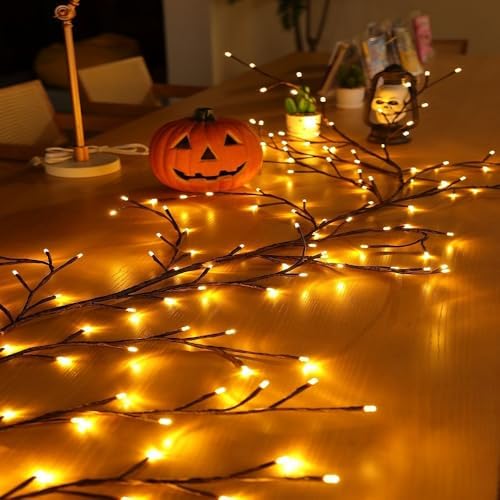 فرع نور مضئ علي شكل شجرة ب 8 اوضاع اضاءة مختلفة مع ريموت للتحكم عن بعد - الصورة 8