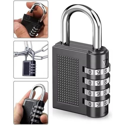 قفل أمان برقم سري من 4 أرقام للمنازل وشنط السفر والمكاتب - الصورة 5