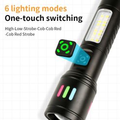 Alternative view of كشاف ميني بخاصية الزوم ب 6 اوضاع اضاءه مختلفة