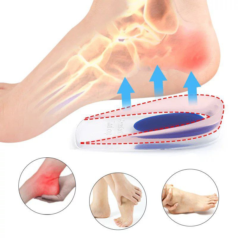 كعب طبي من السيليكون للأحذية مضاد للصدمات مناسب للارتداء اليومي والأنشطة الرياضية - الصورة 3