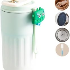 مج حراري استانليس ستيل 460 ملي بشاشة تاتش لعرض درجة الحرارة وغطاء محكم الغلق للخروج والرحلات