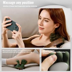 Alternative view of جهاز مساج لتدليك الرقبة بالاشعة الحمراء ب 3 مستويات  قابل للشحن بيو اس بي_ 10وات