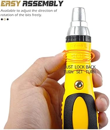 طقم مفكات براغي دقيق 36 قطعة برأس مغناطيسي ومقبض مانع للانزلاق - الصورة 3