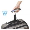 ميزان ديجيتال محمول لوزن شنط السفر بشاشة رقمية سهلة القراءة و بخاصية عرض درجة الحراره
