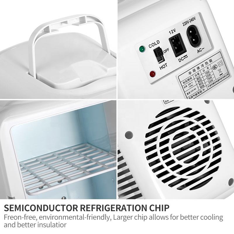 ثلاجة ميني محمولة بسعة 4 لتر للمشروبات للمنزل والسيارة - الصورة 9