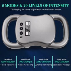 Alternative view of جهاز مساج يدوي ديجيتال بـ 4 رؤوس مع تقنية الأشعة تحت الحمراء