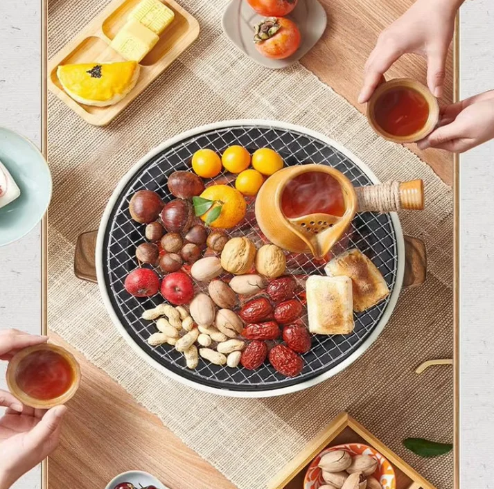 شواية فحم محمولة متعددة الاستخدامات مناسبة للسفر والتخييم - الصورة 7